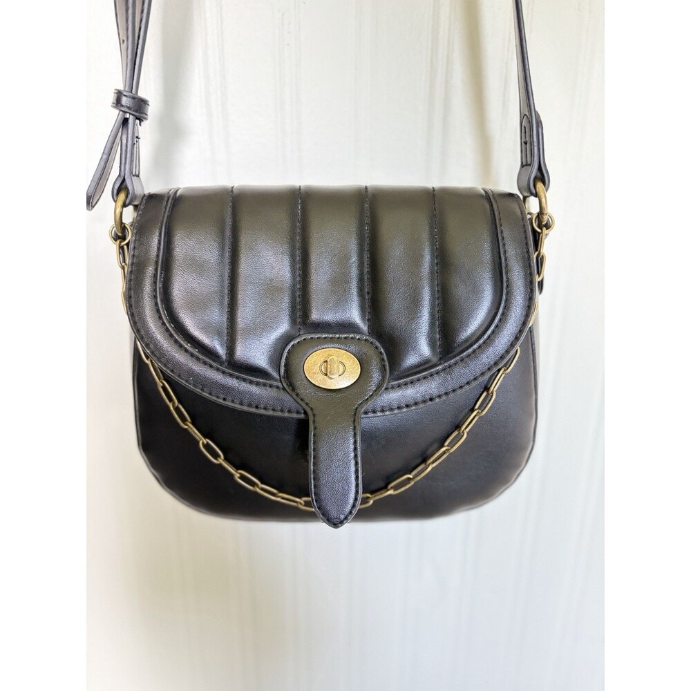 NEW Universal Thread Goods Co.  - Flap Crossbody Handbag / Purse  Black